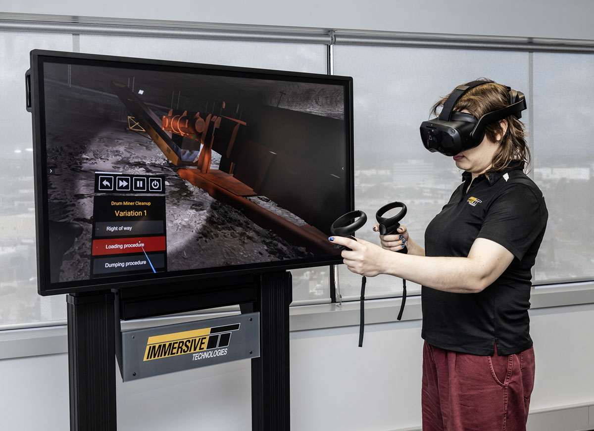 Mine Standards Training (MST) in VR, available for Surface and Underground mine sites.